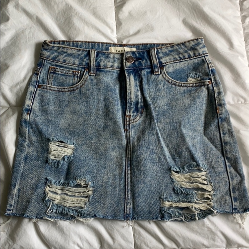 Pac Sun Denim Skirt